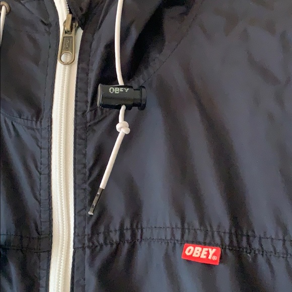 Obey rain jacket -XL Men’s - Picture 2 of 3